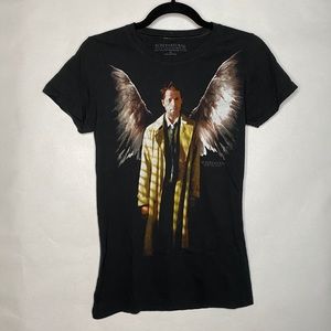 Castiel Supernatural Fitted Tee